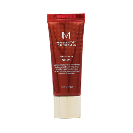 Missha Perfect Cover BB Cream EX SP42 Pa+++ 20ml 25 Warm Beige
