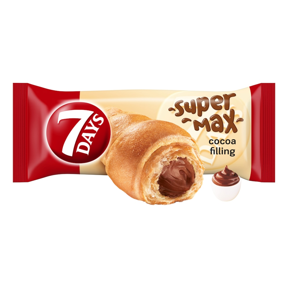 7 Days Croissant Super Max with cocoa filling 110 g / 3.88 oz
