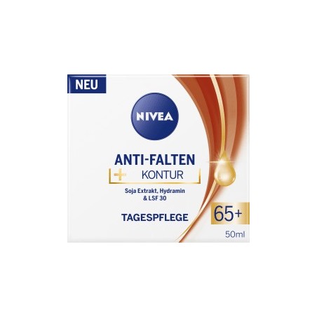 NIVEA Anti-Wrinkle & Contour Day Cream 65+ SPF 30, 50 ml