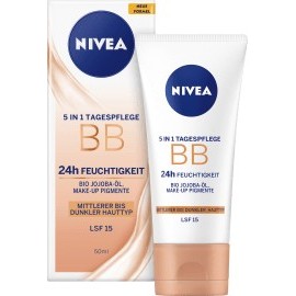 NIVEA Tinted Day Cream Essentials 5in1 BB Medium / Dark, 50 ml