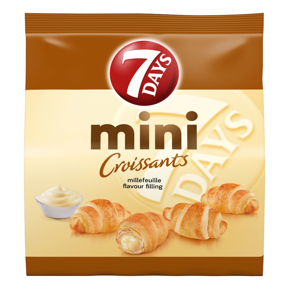 7 Days Croissant Mini millefeuille flavor 185 g / 6.53 oz