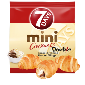 7 Days Croissant Mini with cocoa-vanilla filling 185 g / 6.53 oz
