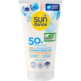 SUNDANCE MED Ultra Sensitiv Sonnencremegel LSF 50+ 150 ml