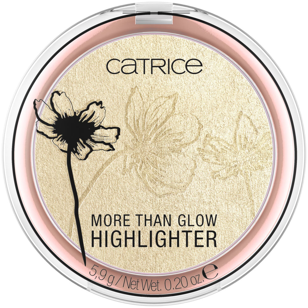 Catrice, More Than Glow, Luminous, Blush Highlighter Compact, 010, Ultimate Platinum Glaze, 5.9 g