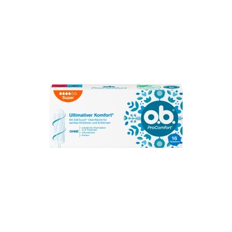 o.b. Tampons Pro Comfort Super, 16 pcs