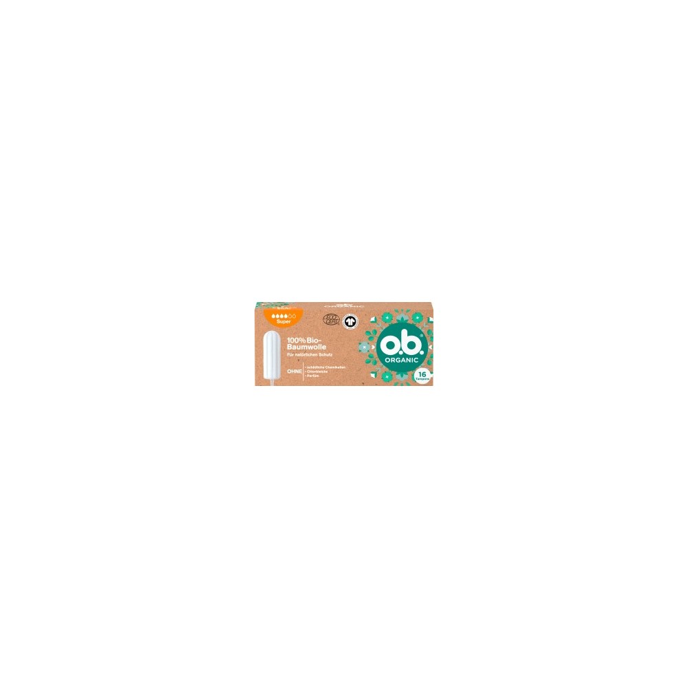 o.b. Tampons Organic Super, 16 pcs