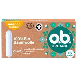 o.b. Tampons Organic Normal, 16 pcs