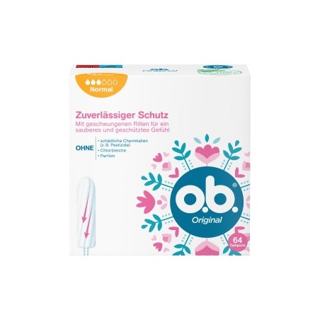 o.b. Tampons Original Normal, 64 pcs