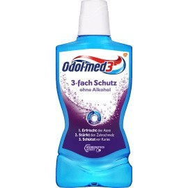 Odol med 3 Mouthwash triple protection, 0.5 l