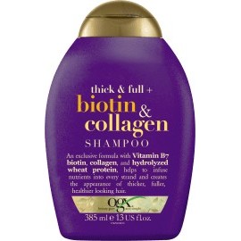 OGX Shampoo Thick & Full Biotin & Collagen, 385 ml