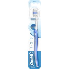 Oral-B Toothbrush 1-2-3 Indicator with short head medium, 1 pc
