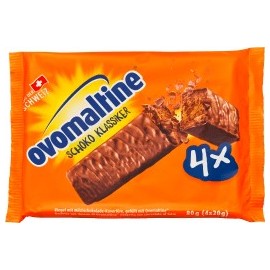 Ovomaltine Chocolate bar, chocolate classic (4 x 20g), 80 g