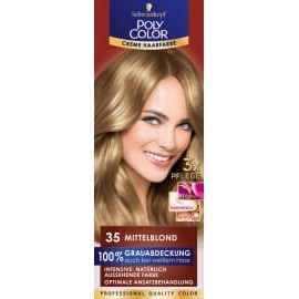 Poly cream hair color Hair color medium blonde 35, 1 pc