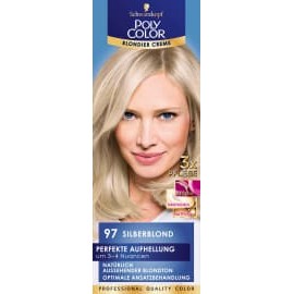 Poly cream hair color Hair color silver blonde 97, 1 pc