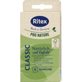 Ritex Condoms Pro Nature Classic, width 53mm, 8 pcs