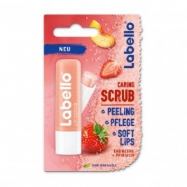 Labello CARING SCRUB STRAWBERRY + PEACH