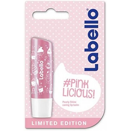 Labello Pearly Shine PINKLICIOUS Limited Edition Lip Balm 4.8 fl oz / 5.5 ml