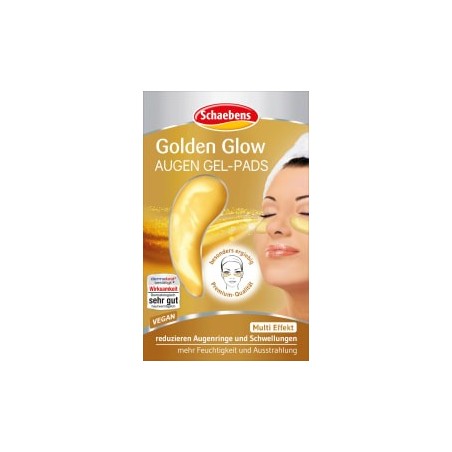 Schaebens Eye gel pads Golden Glow, 2 pcs