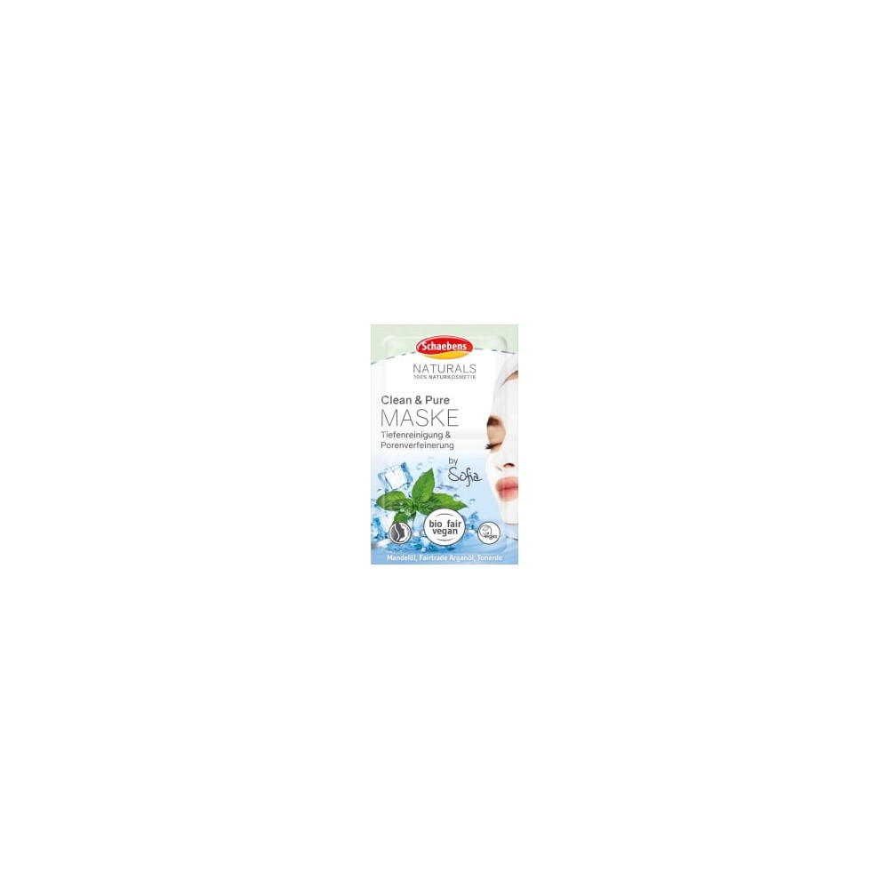 Schaebens Naturals Clean & Pure mask, 10 ml