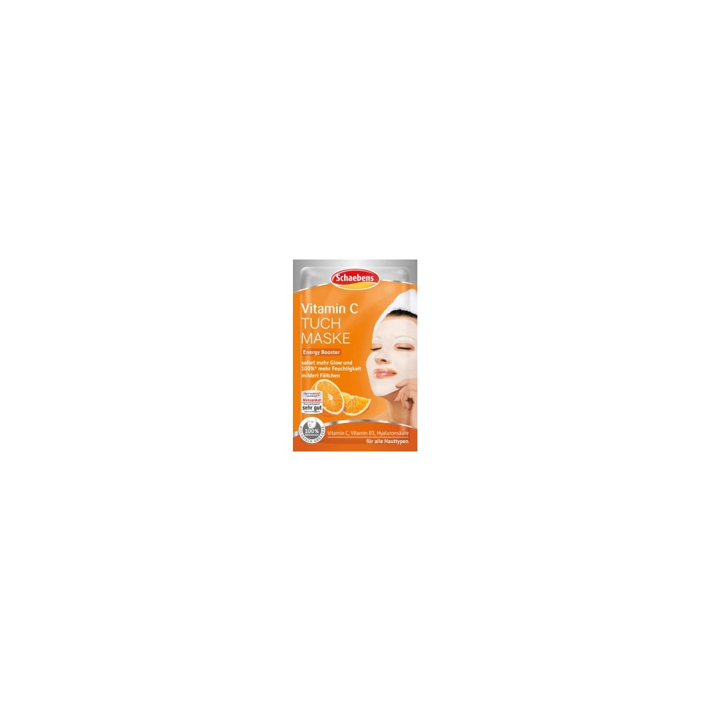 Schaebens Sheet mask vitamin C, 1 pc