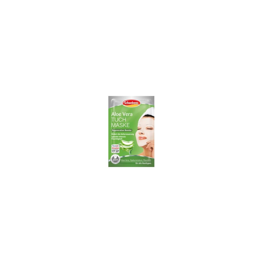 Schaebens Sheet mask aloe vera, 1 pc