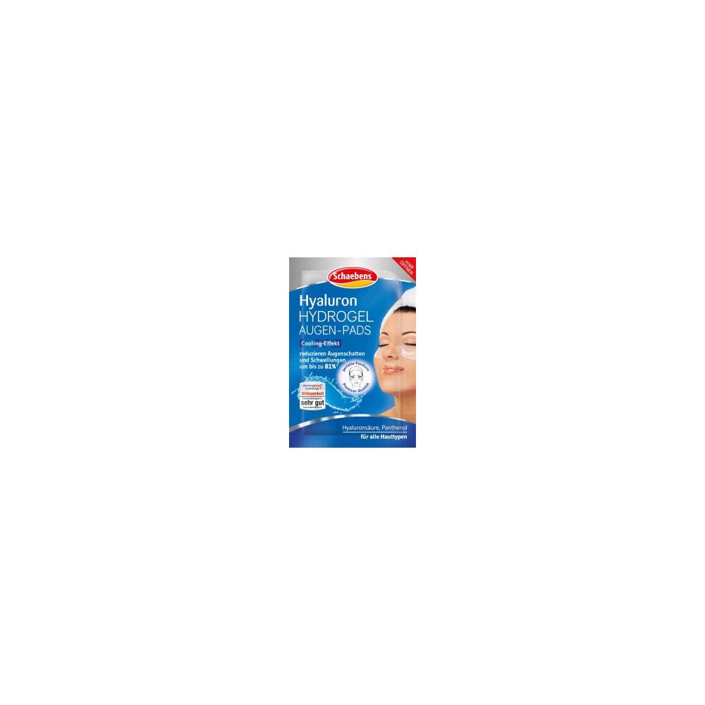 Schaebens Eye pads hyaluronic hydrogel, 2 pcs