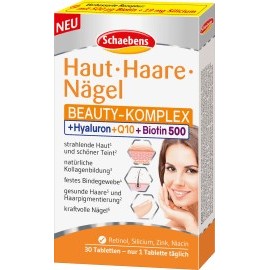Schaebens Skin + hair + nails tablets 30 pieces, 24 g