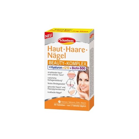 Schaebens Skin + hair + nails tablets 30 pieces, 24 g