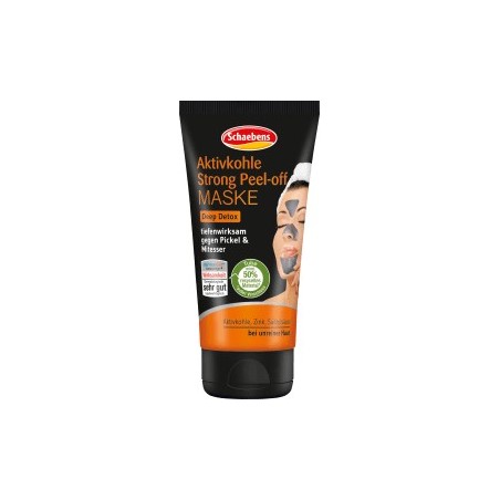Schaebens Mask peel-off activated carbon Strong, 75 ml