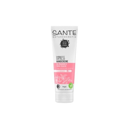 Sante Hand Cream Express organic almond oil & white clay, 75 ml