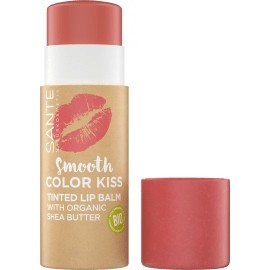 Sante Lip balm Smooth Color Kiss Soft Coral 01, 7 g
