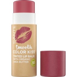 Sante Lip balm Smooth Color Kiss Soft Red 02, 7 g