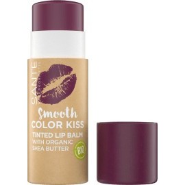 Sante Lip balm Smooth Color Kiss Soft Plum 03, 7 g