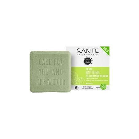 Sante Firm Facial Cleansing Mattifying Organic Grapefruit & Sea Salt, 60 g