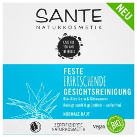 Sante Firm Facial Cleansing Refreshing Organic Aloe Vera & Chia Seeds, 60 g