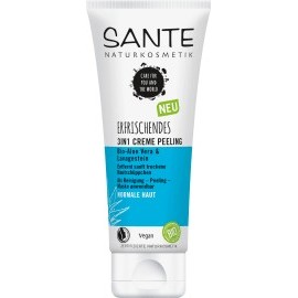 Sante Peeling Refreshing 3in1 cream peeling organic aloe vera & lava stone, 100 ml