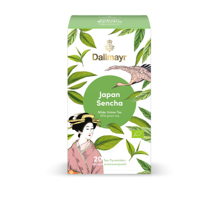 Dallmayr Japan Sencha 20 Pyramiden-Teebeutel