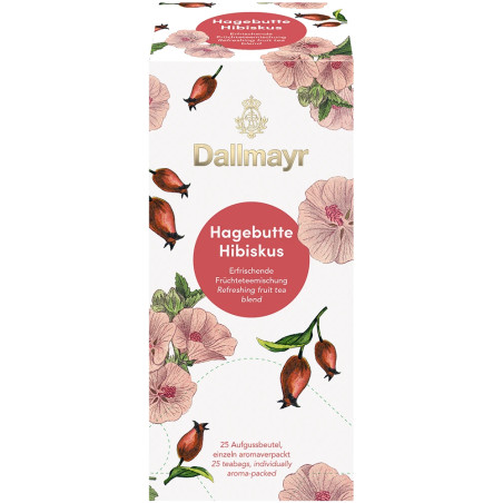 Dallmayr Rosehip with hibiscus 25 tea bags