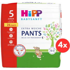 Hipp baby soft Pants size 5 Junior, 11-17 kg, 4x24 pcs