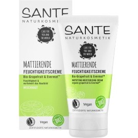 Sante Day Cream Mattifying 24 H Cream Organic Grapefruit & Evermat, 50 ml