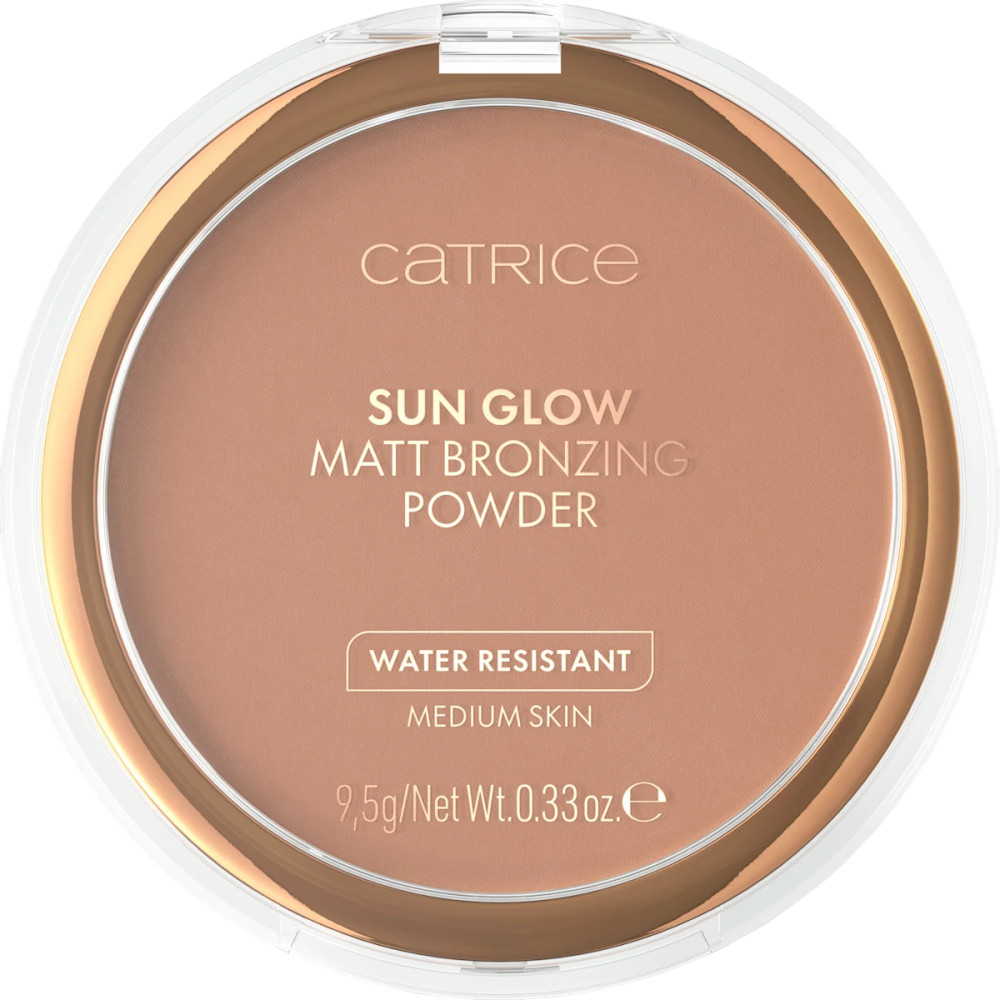 Catrice Bronzing Powder Sun Glow Matt 030 Medium Bronze, 9.5 g