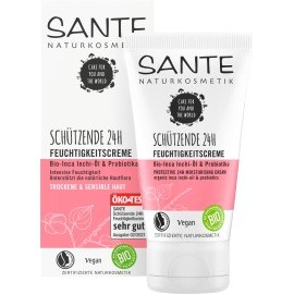 Sante Day Cream 24 H Moisturizing Cream Organic Inca Inchi Oil & Probiotics, 50 ml