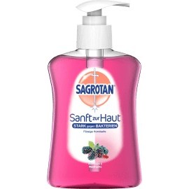Sagrotan Liquid soap gentle on the skin blackberry & forest fruits, 250 ml