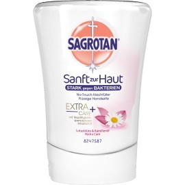 Sagrotan No Touch liquid soap extra care lotus blossom & chamomile oil, refill pack, 250 ml