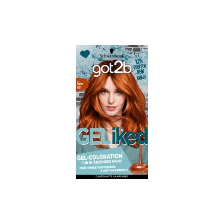 Schwarzkopf got2b Hair color GELiked Orange Autumn 7.7, 1p