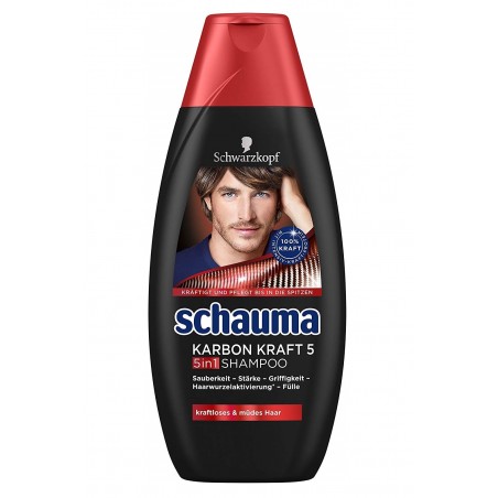 Schwarzkopf Schauma Shampoo Carbon Craft 5, 400 ml