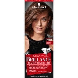 Schwarzkopf Brillance Dark brown tint T880, 60 ml
