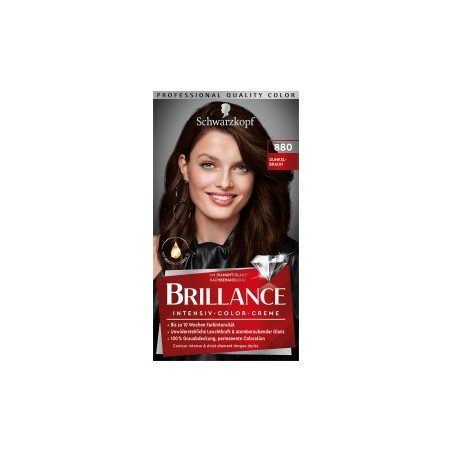 Schwarzkopf Brillance Hair color dark brown 880, 1 pc