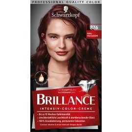 Schwarzkopf Brillance Hair color fine mahogany 876, 1 pc