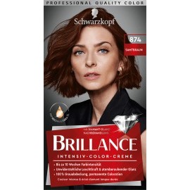 Schwarzkopf Brillance Hair color velvet brown 874, 1 pc